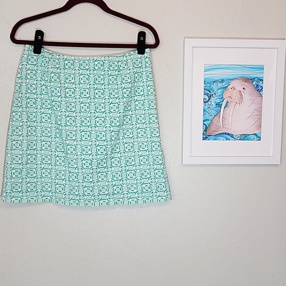 Vinyard Vines green and white nautical skirt - Picture 2 of 8